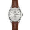 Carrera Leather Strap - white & Brown